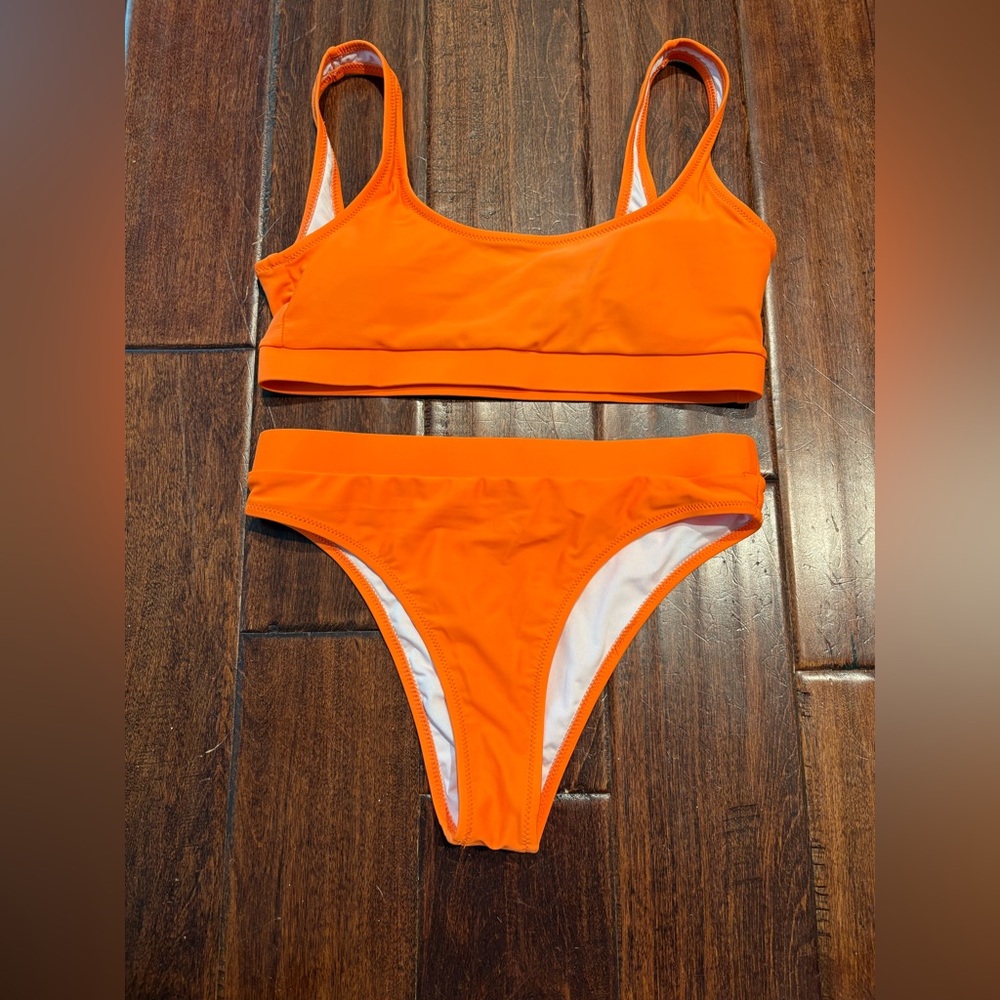 SHEIN Kids Orange Bikini Set